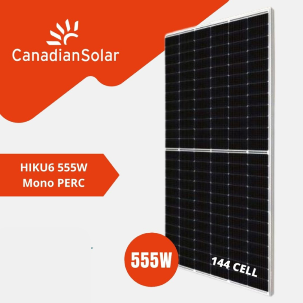 555w Canadian Solar 144 cellules 35 unités